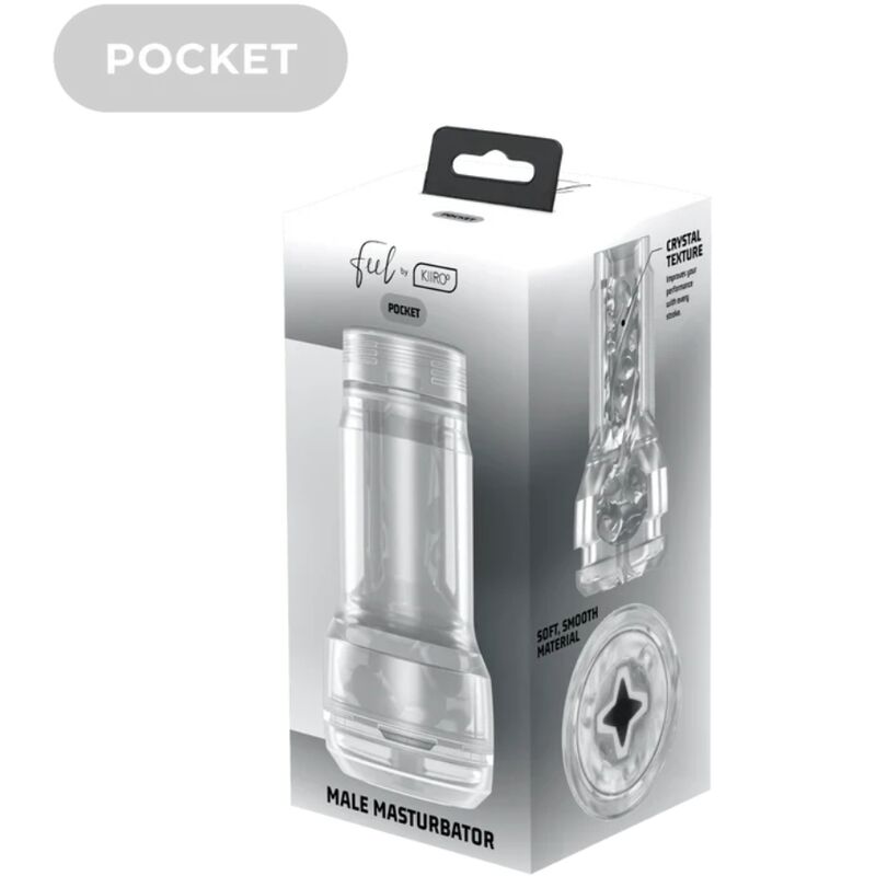 KIIROO - FEEL POCKET STROKER CRYSTAL BY KIIROO TRANSPARENT - Bild 6
