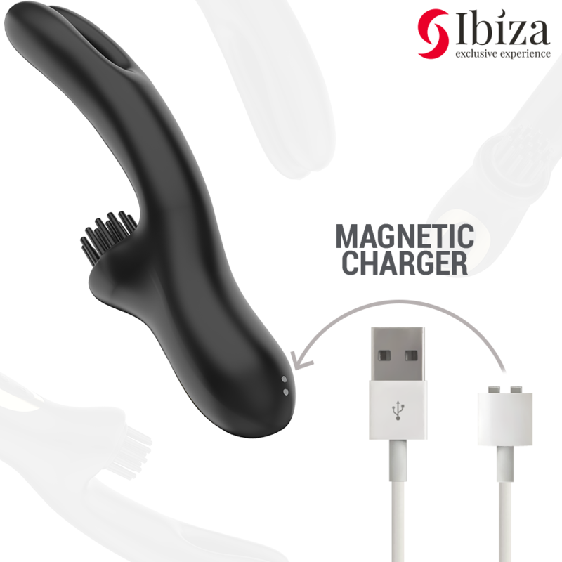IBIZA - HI-TECH RABITT BRUSHING MULTI-CELL CLITORIAL AND DOUBLE WAVE VIBRATOR - Bild 5