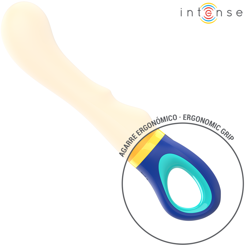 Alternative view of INTENSE - SHAGGY G-SPOT VIBRATOR YELLOW