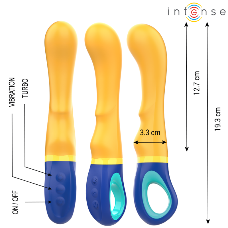 INTENSE - SHAGGY G-SPOT VIBRATOR YELLOW - Bild 5