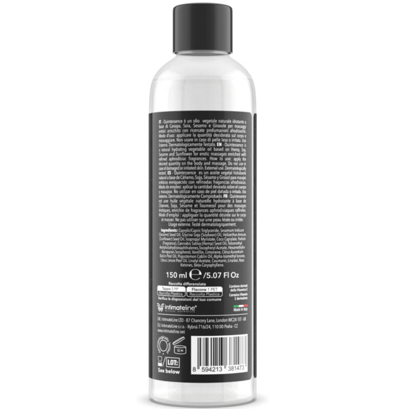 INTIMATELINE LUXURIA - ACEITE DE MASAJES VAINILLA EXOTIC 150 ML - Bild 3