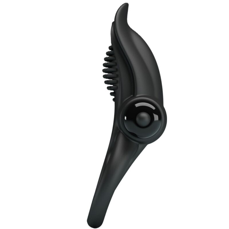 PRETTY LOVE - DOUBLE VIBRATING RING + CLITORIS STIMULATOR 10 VIBRATIONS BLACK - Bild 3