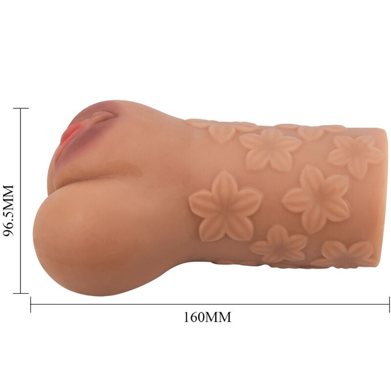 Alternative view of CRAZY BULL - SCARLET VAGINA AND ANUS DESIGN WITH FLOWERS FLESH