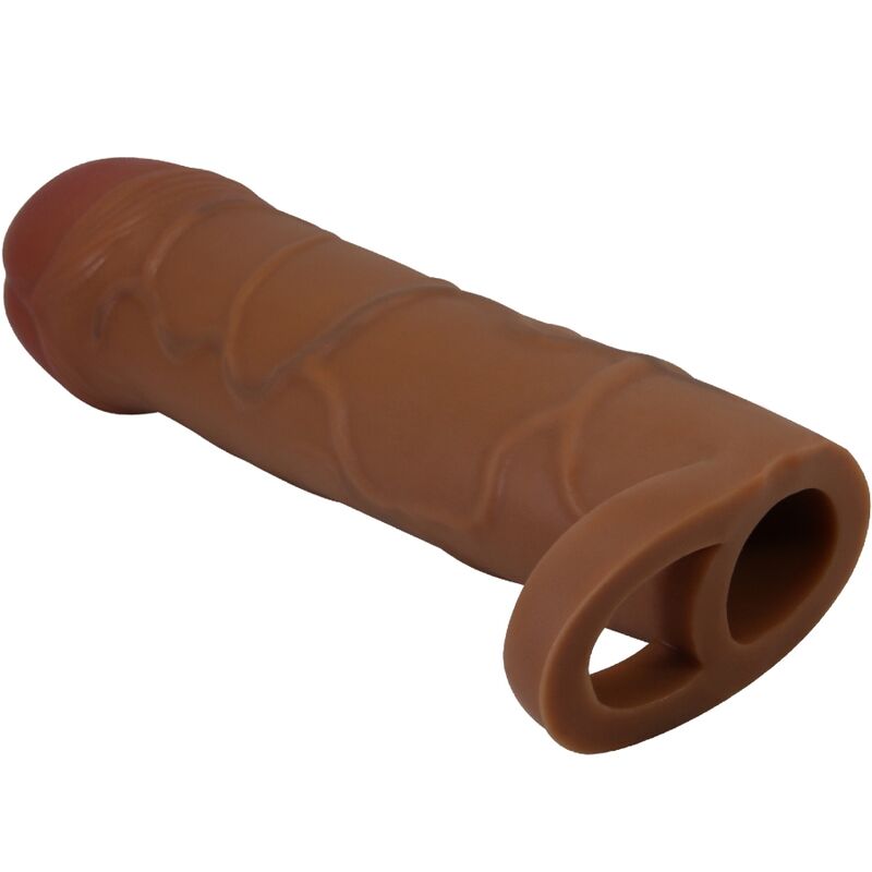 Alternative view of PRETTY LOVE - BUNION PENIS SLEEVE WITH 2.5 CM EXTENSION MULATTO