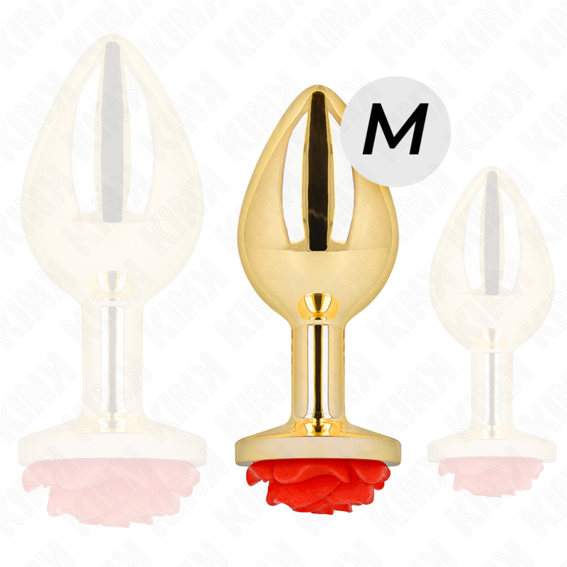 KINK - PLUG ANAL GOLD ROSE RED SIZE M - Bild 4