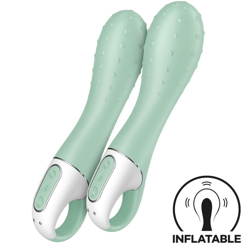 Alternative view of SATISFYER - AIR PUMP VIBRATOR 3 INFLATABLE G POINT MINT