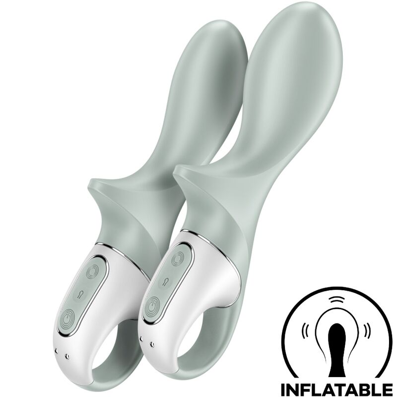 Alternative view of SATISFYER - AIR PUMP BOOTY 3 INFLATABLE ANAL VIBRATOR GREYGREEN