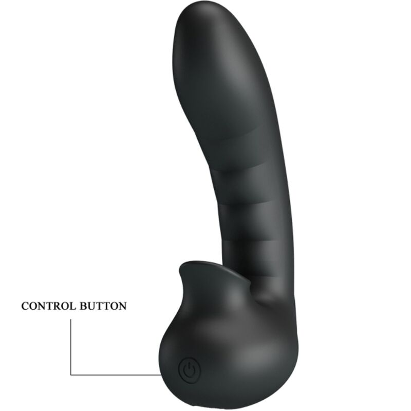 Alternative view of PRETTY LOVE - HOBGOBLIN VIBRATING FINGER CASE 12 VIBRATIONS + CLITORIS STIMULATOR BLACK