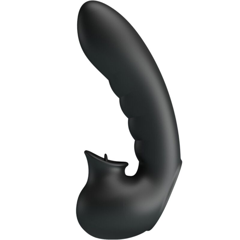 PRETTY LOVE - HOBGOBLIN VIBRATING FINGER CASE 12 VIBRATIONS + CLITORIS STIMULATOR BLACK - Bild 4
