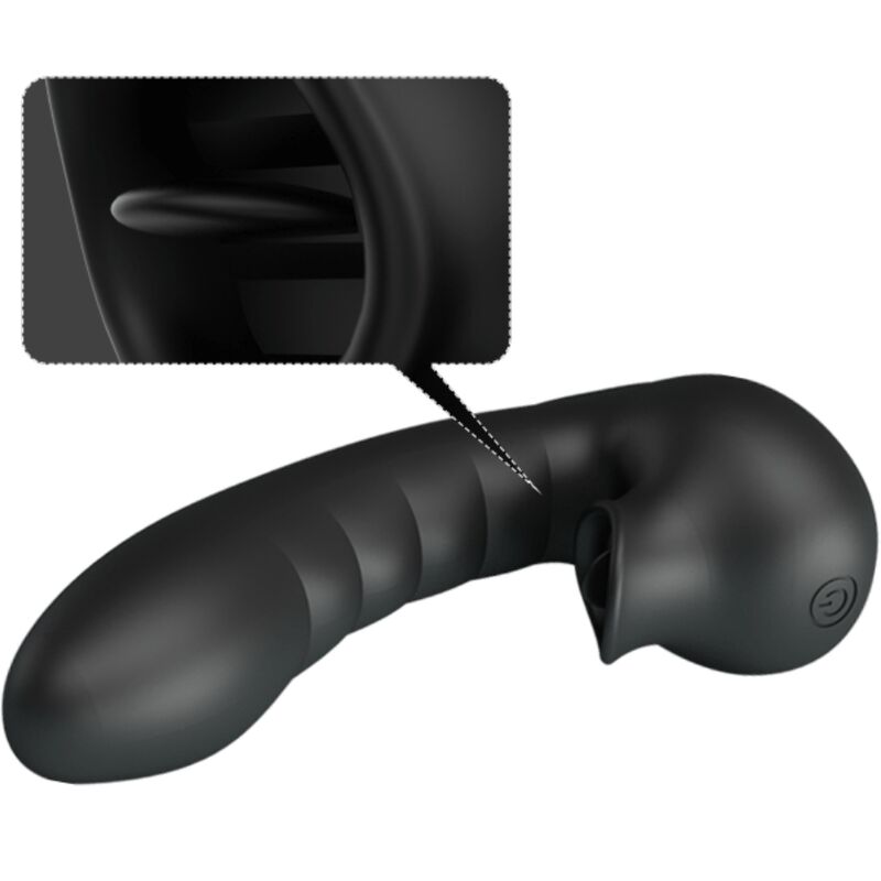 PRETTY LOVE - HOBGOBLIN VIBRATING FINGER CASE 12 VIBRATIONS + CLITORIS STIMULATOR BLACK - Bild 8