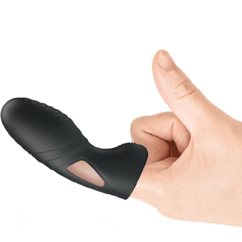 PRETTY LOVE - ALAN SILICONE FINGER VIBRATOR BLACK - Bild 5