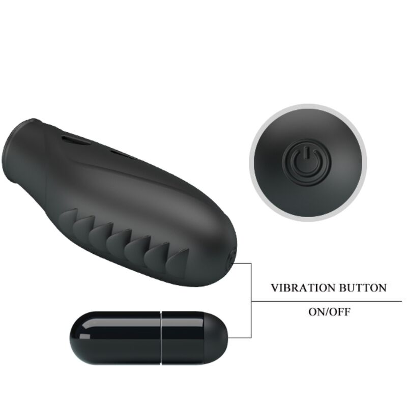 Alternative view of PRETTY LOVE - GILO SILICONE FINGER VIBRATOR BLACK