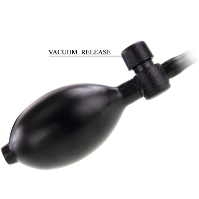 Alternative view of PRETTY LOVE - INFLATABLE ANAL PLUG BLACK