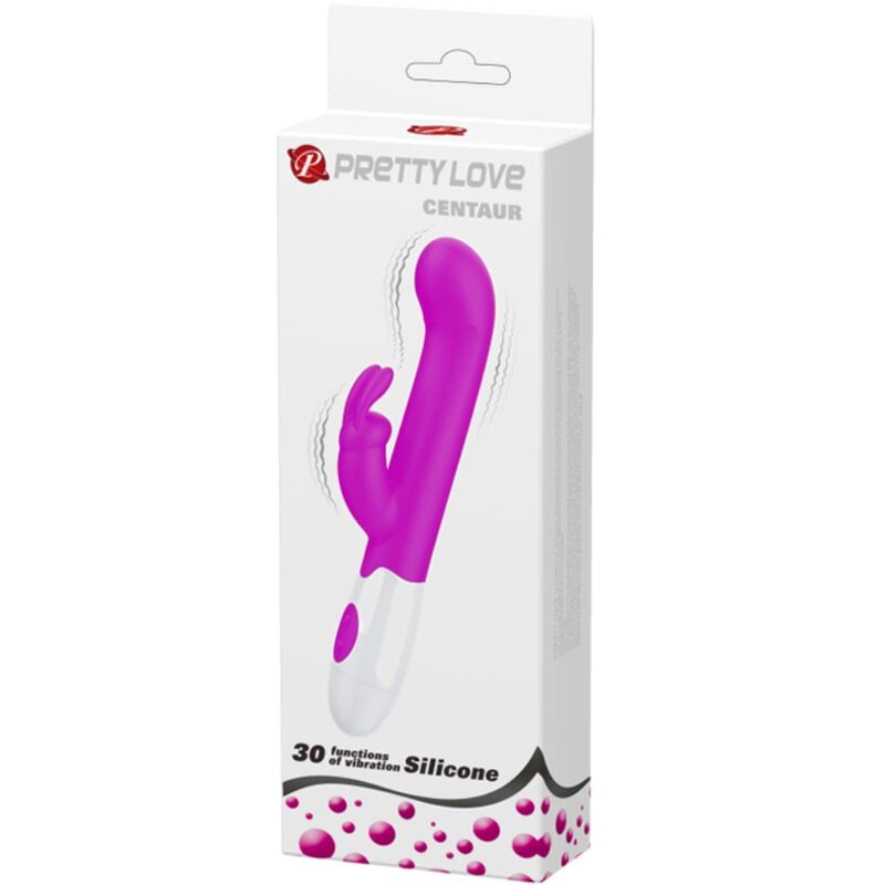 Alternative view of PRETTY LOVE - CENTAUR VIBRATOR RABBIT 30 VIBRATION MODES PURPLE