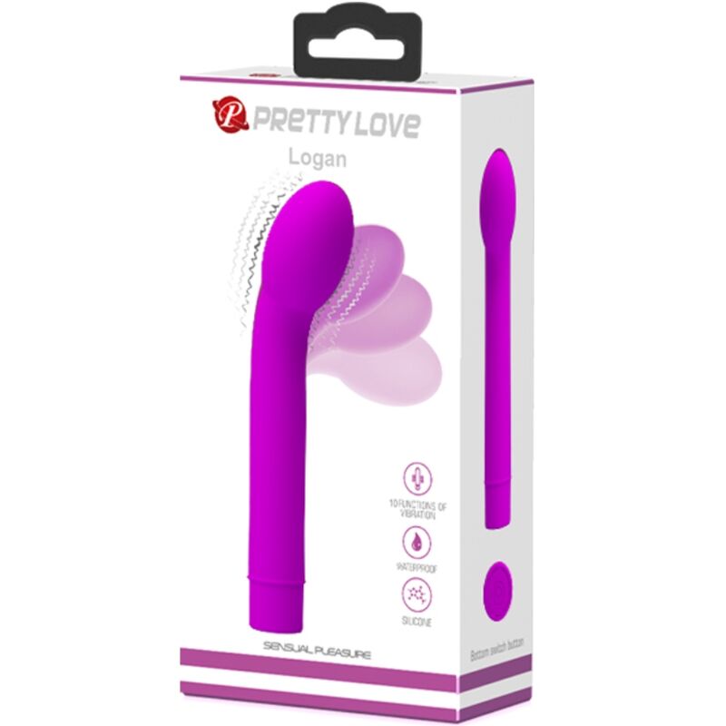 PRETTY LOVE - LOGAN G-SPOT VIBRATOR 10 VIBRATIONS PURPLE - Bild 3