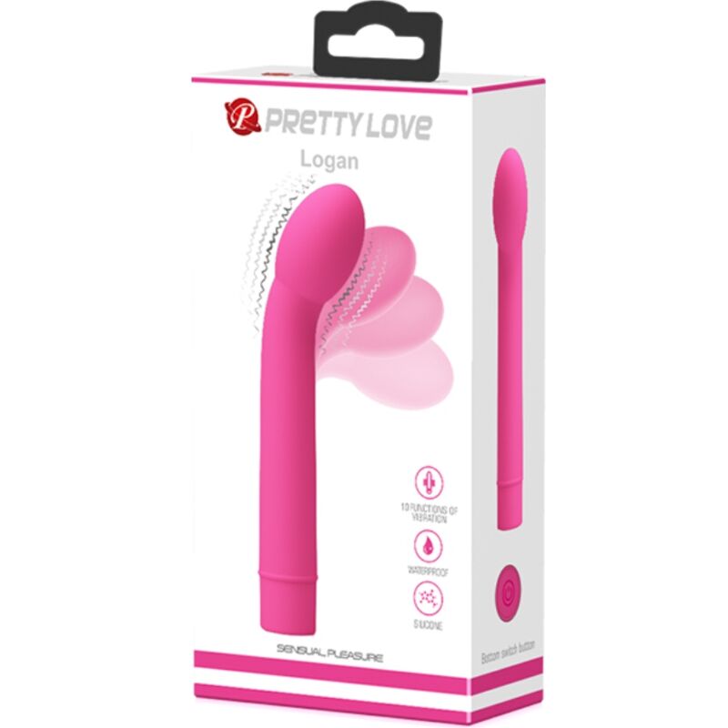 PRETTY LOVE - LOGAN G-SPOT VIBRATOR 10 VIBRATIONS PINK - Bild 3