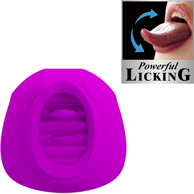 PRETTY LOVE - ESTELLE TONGUE CLITORIS STIMULATOR 12 VIBRATIONS PURPLE - Bild 4