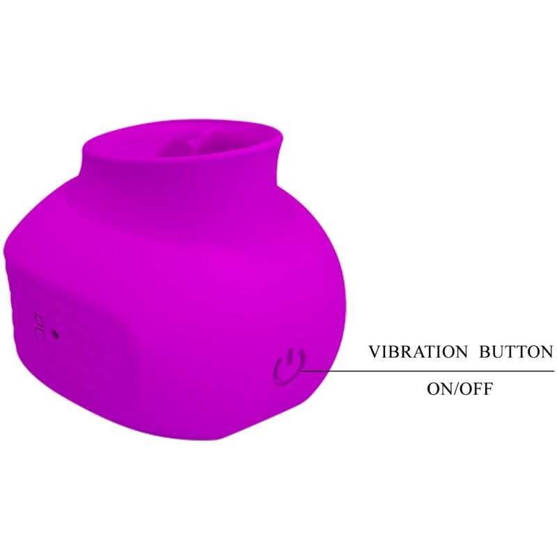 PRETTY LOVE - ESTELLE TONGUE CLITORIS STIMULATOR 12 VIBRATIONS PURPLE - Bild 6
