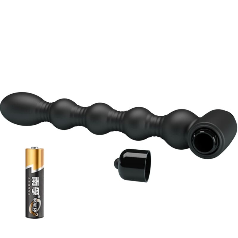 PRETTY LOVE - LYNN SILICONE ANAL PLUG 10 VIBRATIONS BLACK - Bild 4
