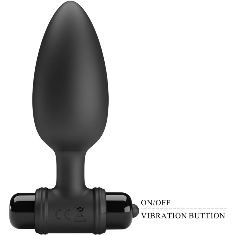 PRETTY LOVE - VIBRA BUTT PLUG 2 ANAL PLUG 10 VIBRATIONS BLACK - Bild 4