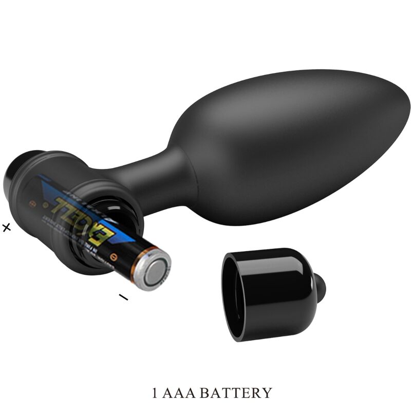 PRETTY LOVE - VIBRA BUTT PLUG 2 ANAL PLUG 10 VIBRATIONS BLACK - Bild 6
