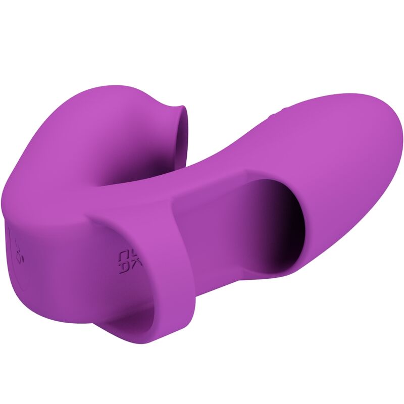PRETTY LOVE - ATHENA FINGER VIBRATOR WITH CLITORIS STIMULATOR PURPLE - Bild 5