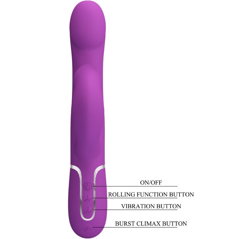Alternative view of PRETTY LOVE - 4 IN 1 MULTIFUNCTION VIBRATOR & STIMULATOR PURPLE