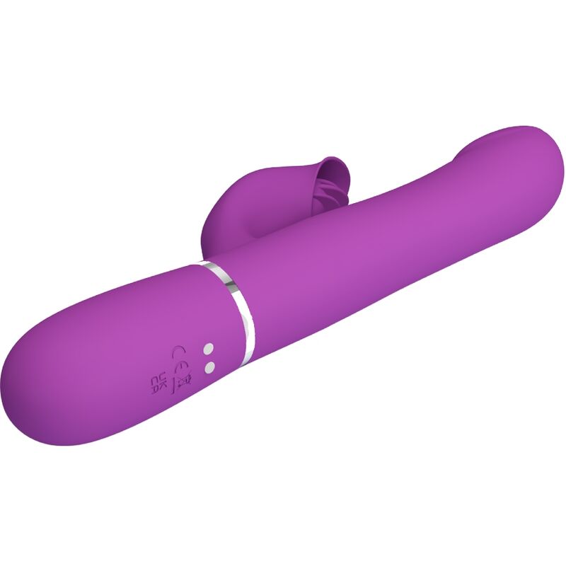 PRETTY LOVE - 4 IN 1 MULTIFUNCTION VIBRATOR & STIMULATOR PURPLE - Bild 5