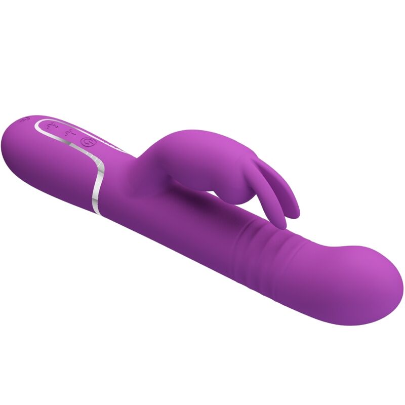 PRETTY LOVE - COALE 4 IN 1 MULTIFUNCTION RABBIT VIBRATOR PURPLE - Bild 4