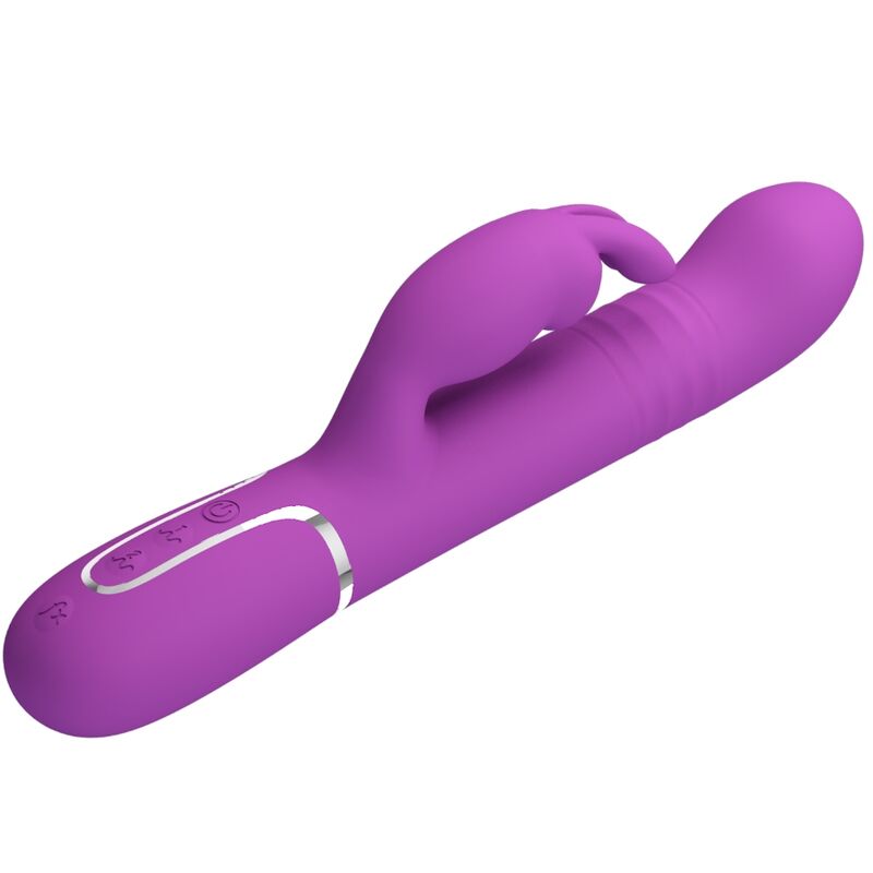 PRETTY LOVE - COALE 4 IN 1 MULTIFUNCTION RABBIT VIBRATOR PURPLE - Bild 3
