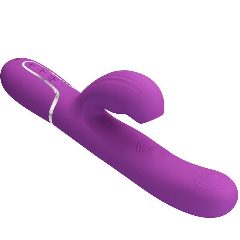 PRETTY LOVE - PERLITA 3 IN 1 MULTIFUNCTION RABBIT VIBRATOR PURPLE - Bild 5