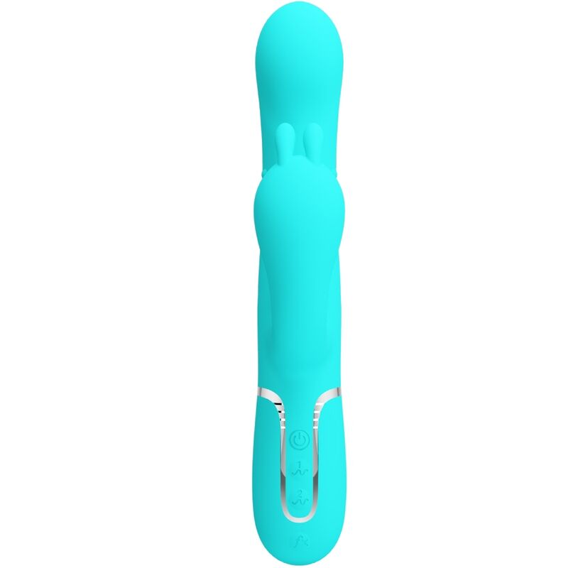 PRETTY LOVE - CAMMY 4 IN 1 MULTIFUNCTION TRIPPLE RABBIT VIBRATOR BLUE - Bild 9