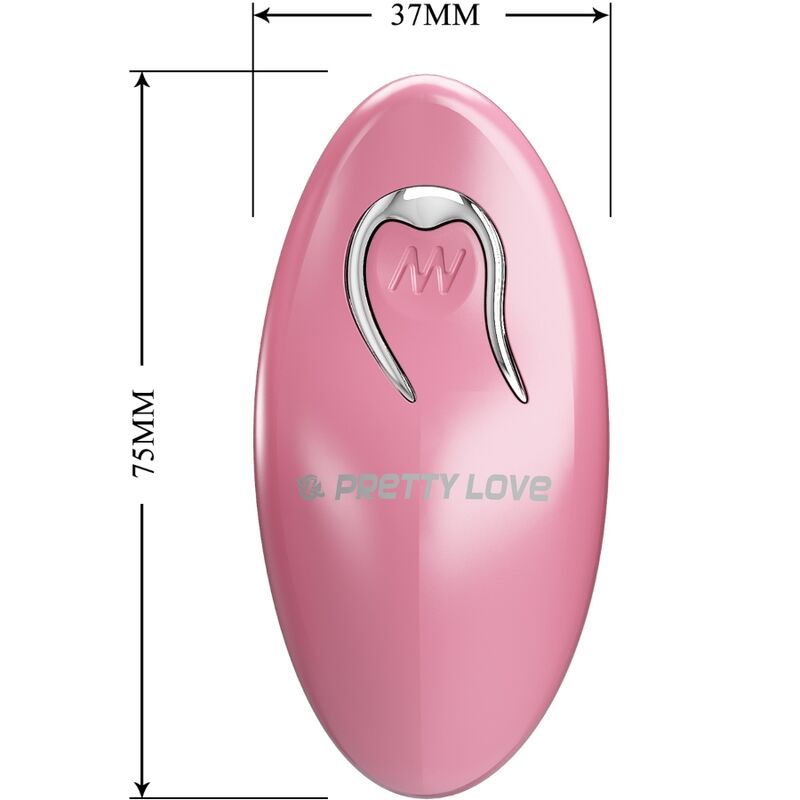 Alternative view of PRETTY LOVE - CAILEY NIPPLE CLAMPS 10 VIBRATIONS REMOTE CONTROL PINK