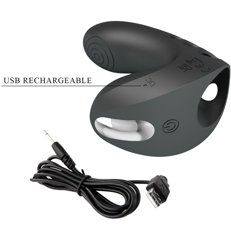 PRETTY LOVE - CAMELIA FINGER VIBRATOR 7 VIBRATIONS BLACK - Bild 6