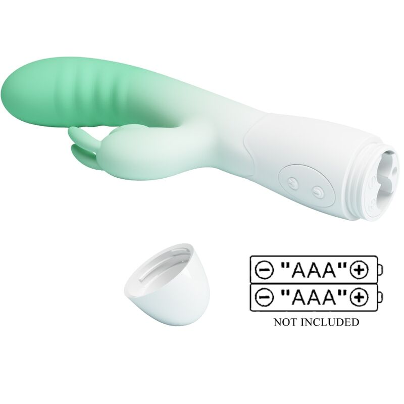 PRETTY LOVE - CERBERUS RABBIT VIBRATOR 3O VIBRATIONS GREEN - Bild 4
