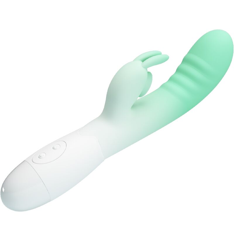 PRETTY LOVE - CERBERUS RABBIT VIBRATOR 3O VIBRATIONS GREEN - Bild 5