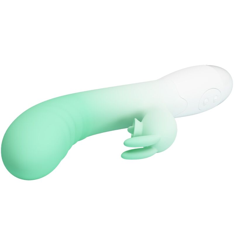 PRETTY LOVE - CERBERUS RABBIT VIBRATOR 3O VIBRATIONS GREEN - Bild 8