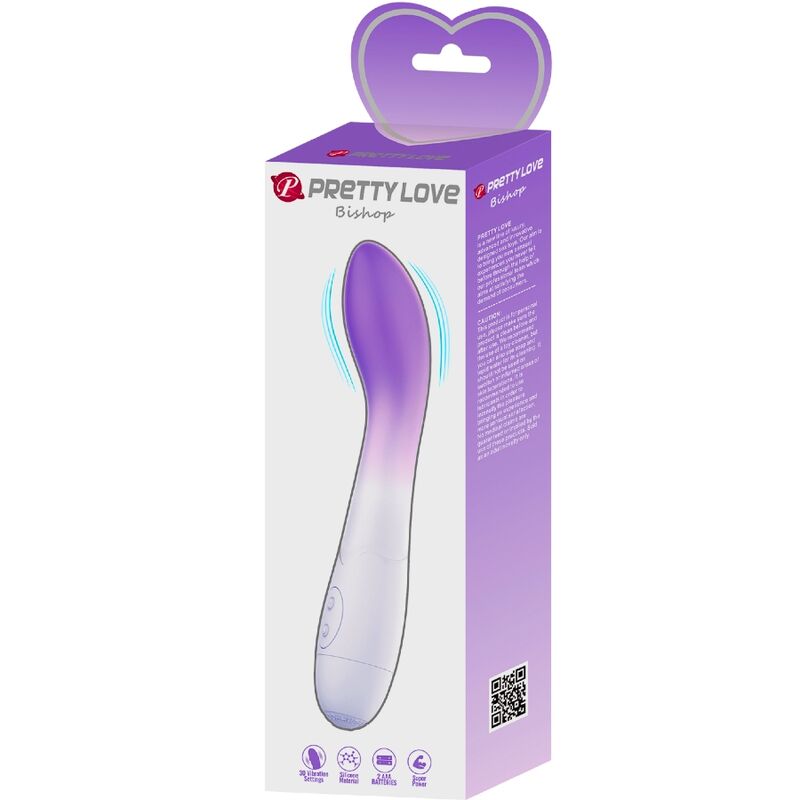 PRETTY LOVE - BISHOP G-SPOT VIBRATOR 30 VIBRATIONS PURPLE - Bild 6