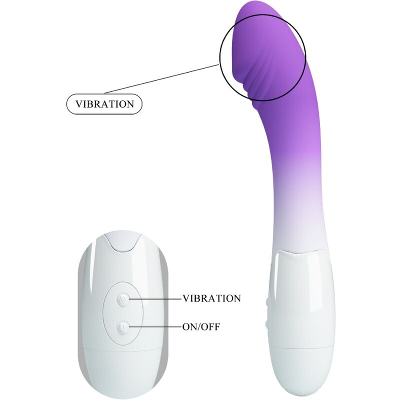 PRETTY LOVE - ELEMENTAL G-SPOT VIBRATOR 30 VIBRATIONS PURPLE - Bild 4