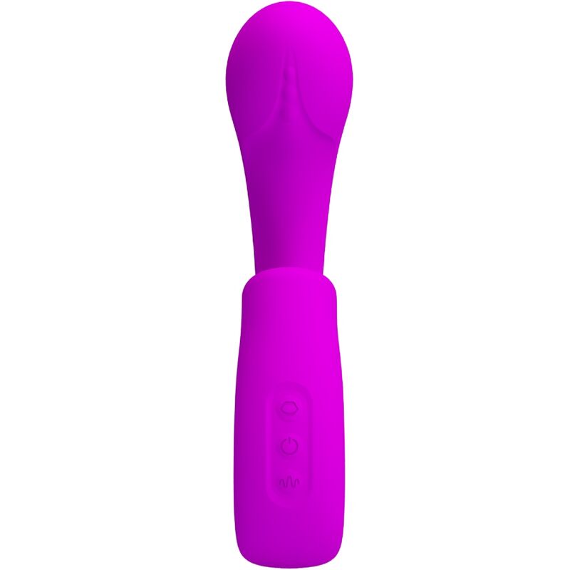 Alternative view of PRETTY LOVE - SIBEL SIBEL G-SPOT VIBRATOR + CLITORIS STIMULATOR 10 VIBRATIONS PURPLE