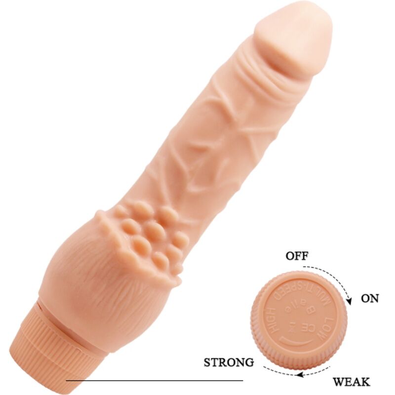 BAILE - BARBARA REALISTIC VIBRATOR 19.5 CM FLESH - Bild 4