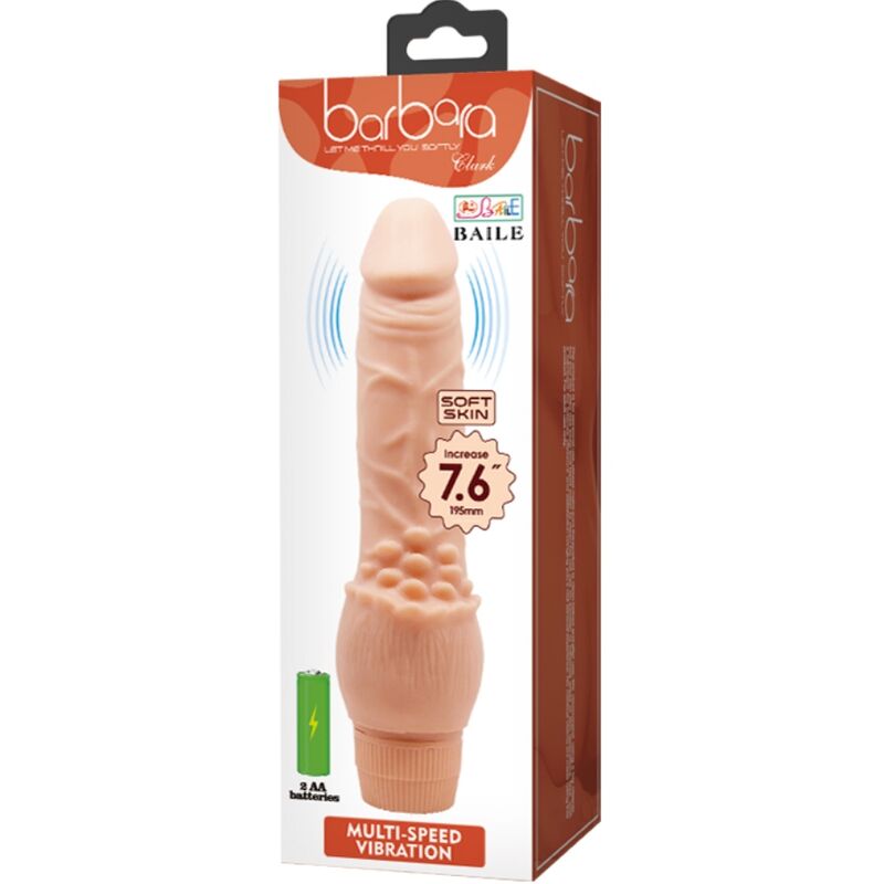 BAILE - BARBARA REALISTIC VIBRATOR 19.5 CM FLESH - Bild 5