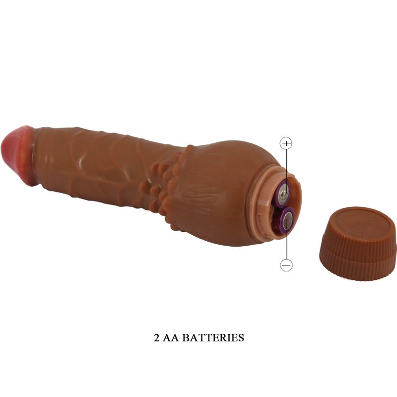 Alternative view of BAILE - BARBARA REALISTIC VIBRATOR 19.5 CM MULATTO