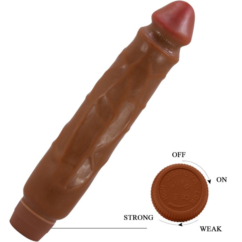 BAILE - JACK REALISTIC VIBRATOR 26 CM MULATTO - Bild 4