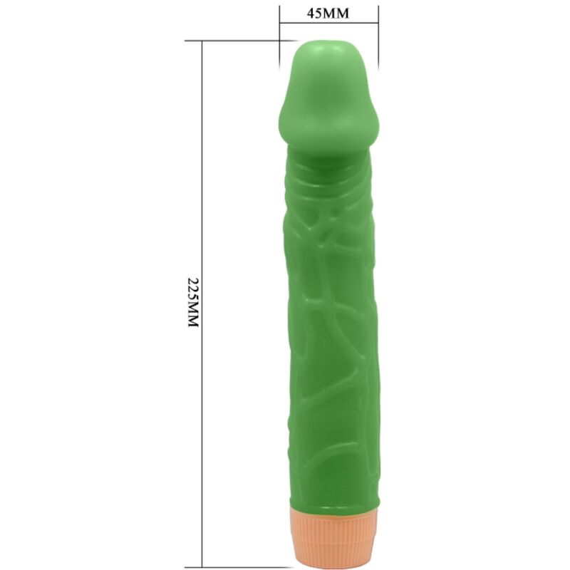 BAILE - BILL REALISTIC VIBRATOR 22.5 CM GREEN - Bild 4