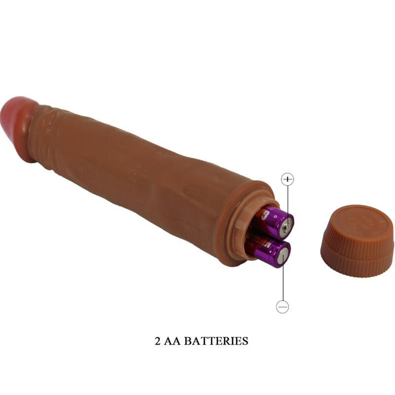 Alternative view of BAILE - DWARF REALISTIC VIBRATOR 21 CM MULATTO
