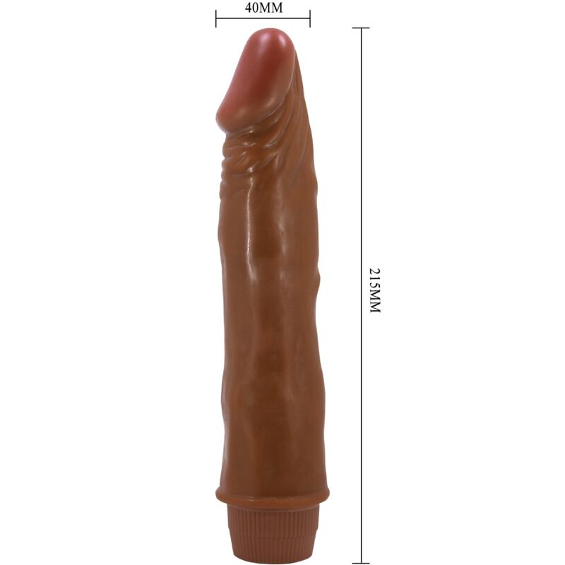 BAILE - DWARF REALISTIC VIBRATOR 21 CM MULATTO - Bild 3