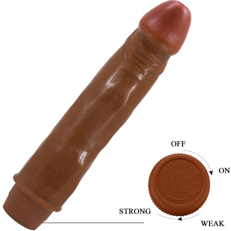 BAILE - DWARF REALISTIC VIBRATOR 21 CM MULATTO - Bild 5