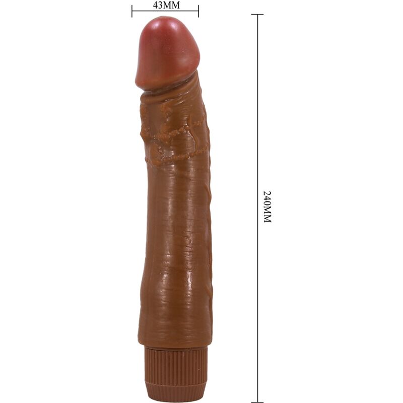 BAILE - DYBBUK REALISTIC VIBRATOR 24 CM MULATTO - Bild 5