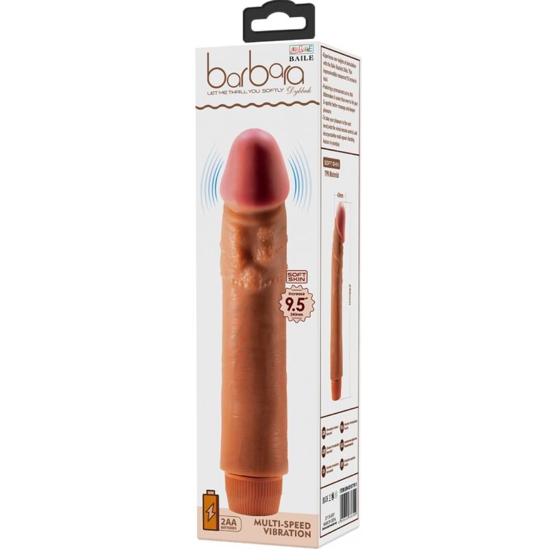Alternative view of BAILE - DYBBUK REALISTIC VIBRATOR 24 CM MULATTO
